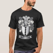 Daniels Family Crest Coat of Arms T-shirt (Voorkant)