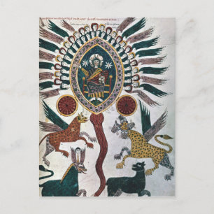 Daniel's visie op Vier Beasten en God Briefkaart