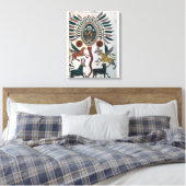 Daniel's visie op Vier Beasten en God Canvas Afdruk (Insitu (Slaapkamer))