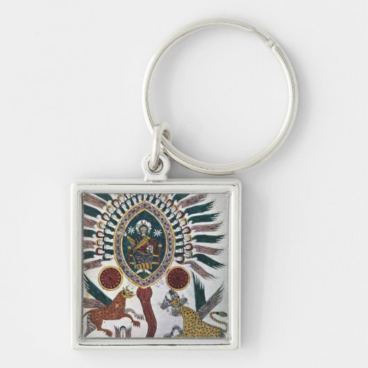 Daniel's visie op Vier Beasten en God Sleutelhanger (Voorkant)