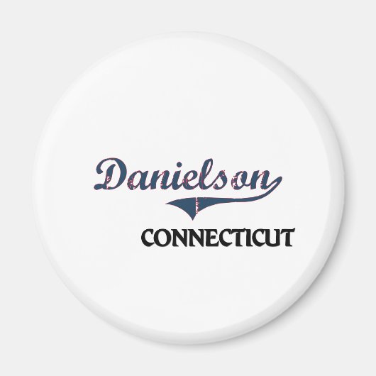 Danielson Connecticut City Classic Magneet (Voorkant)