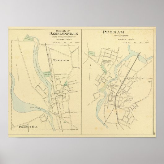 Danielsonville, Putnam Poster (Voorkant)