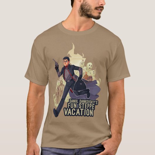 Daniil Dankovskys Leuke Steppe Vakantie Pathologic T-shirt (Voorkant)