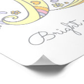 Danikia decoratieve D-naam en poster (Hoek)