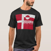 Danish and Greenland Flag T-shirt (Voorkant)