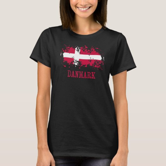 Danish enthusiasts for Danmark and Denmark T-shirt (Voorkant)