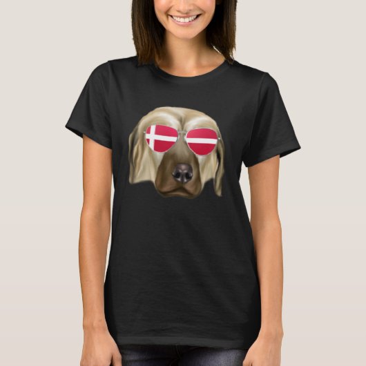 Danish Flag Anatolian Shepherd Dog Dog Denmark Poc T-shirt (Voorkant)
