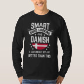 Danish Flag Native Pride  Denmark Danish Roots T-shirt (Voorkant)