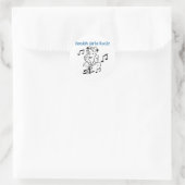 Danish Girls Rock Ronde Sticker (Tas)