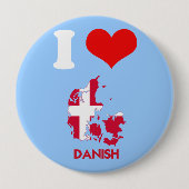 DANISH MAP RONDE BUTTON 4,0 CM (Voorkant)