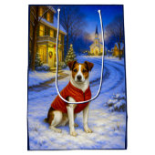 Danish-Swedish Farm Dog Holiday Card Medium Cadeauzakje (Achterkant)