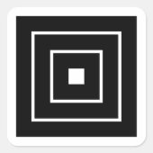 Danjuro Ichikawa Square Sticker (Voorkant)