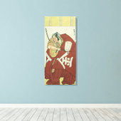 Danjuro in de rol van Sakatano Kintoki Canvas Afdruk (Insitu (Houten vloer))