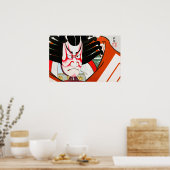 Danjuro in Shibaraku, de rol van Ueno Tadamasa Poster (Keuken)