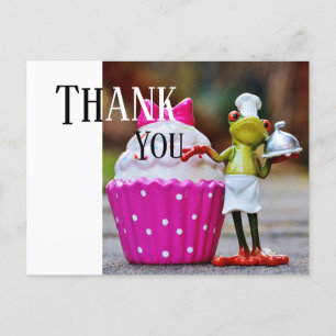 Dank aan cateringdiensten briefkaart