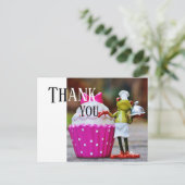 Dank aan cateringdiensten briefkaart (Staand voorkant)
