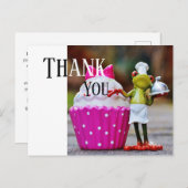 Dank aan cateringdiensten briefkaart (Voorkant / Achterkant)