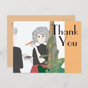 Dank aan de arts briefkaart