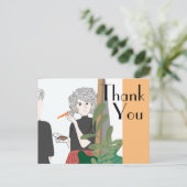 Dank aan de dokter briefkaart (Staand voorkant)