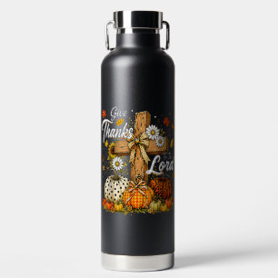 Dank aan de Heer Herfstseizoen Waterfles