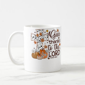 Dank aan de Heer Jezus Christelijke Thanksgiving Koffiemok