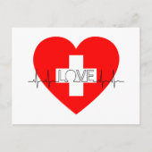 Dank aan de helden van de gezondheidswerkers briefkaart (Voorkant)