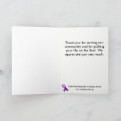 Dank aan de Kaart van de eerste reactie (Binnen)