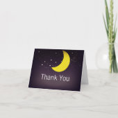 Dank aan de maan en de sterren bedankkaart (Voorkant)
