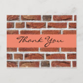 Dank aan de nieuwe klant. Briefkaart (Voorkant)