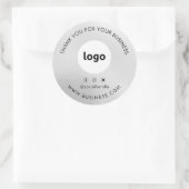 Dank aan de Stickers van Business Logo Social Medi (Tas)