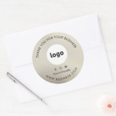Dank aan de Stickers van Business Logo Social Medi (Envelop)