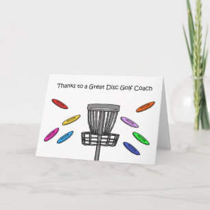 Dank aan Disc Golf Coach Kaart