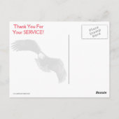 Dank aan een adelaar-veteraan briefkaart (Achterkant)