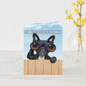 Dank aan een goede buur kaart (Gele Bloem)