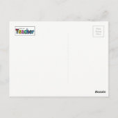 Dank aan een leerkracht briefkaart! briefkaart (Achterkant)