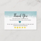 dank aan het bedrijfsleven , homemade visitekaartje (Voorkant)