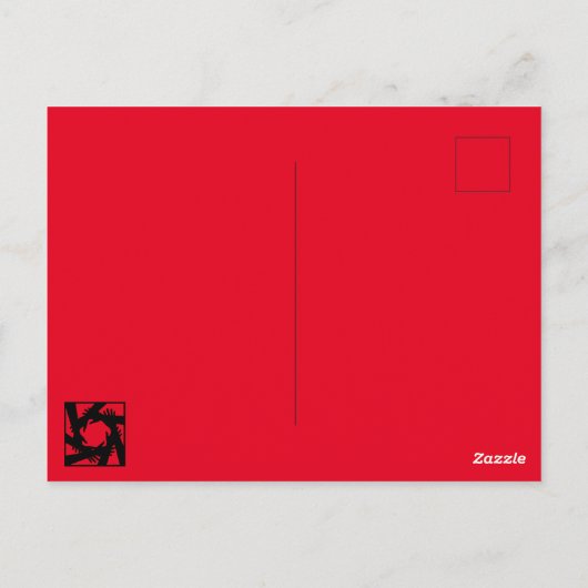 Dank aan het bedrijfsteam briefkaart (Achterkant)