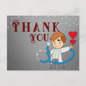 Dank aan het Briefkaart van de arts (Voorkant)