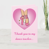 Dank aan mijn dansleraar: Balletschoenen