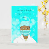 Dank aan Mijn Held, Verpleegster, Dokter, Verzorge Kaart (Gele Bloem)