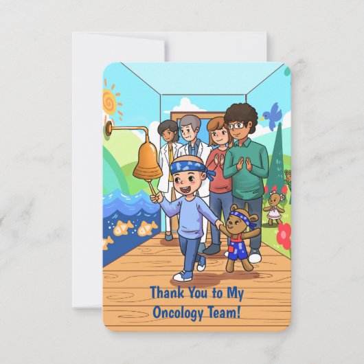 Dank aan mijn Oncology Team! Bedankkaart (Voorkant)