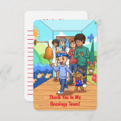 Dank aan mijn Oncology Team Note Kaart (Voorkant / Achterkant)