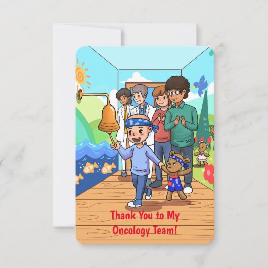 Dank aan mijn Oncology Team Note Kaart (Voorkant)