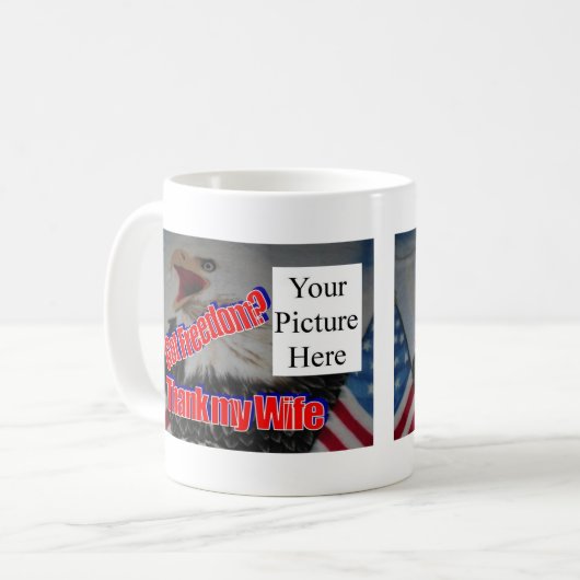 Dank aan mijn vrouw koffiemok (Voorkant links)