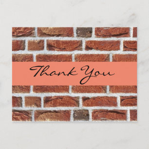 Dank aan nieuwe klant. Briefkaart