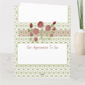 Dank aan onze geweldige verpleegster kaart (Achterkant)