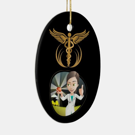 Dank aan uw arts - SRF Keramisch Ornament (Rechts)