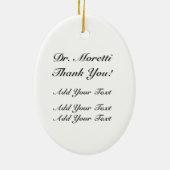 Dank aan uw arts - SRF Keramisch Ornament (Achterkant)