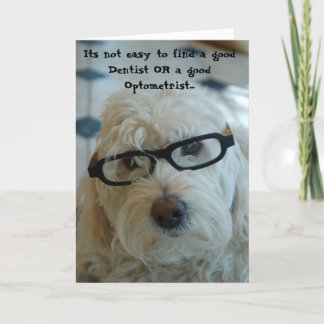 Dank aan uw tandarts bedankkaart