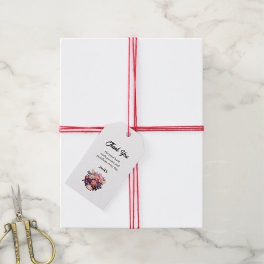 Dank Appreciatie Administratieve Professionals Cadeaulabel (Met Touw)